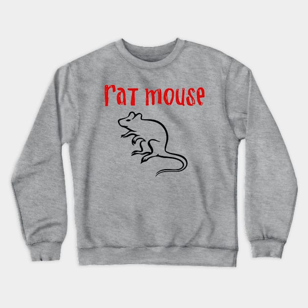 Rat Mouse Returns Crewneck Sweatshirt by WMKDesign